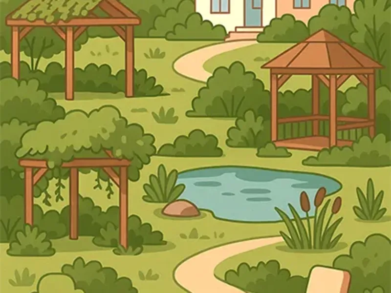 Projektowanie ogrodów przydomowych i założeń krajobrazowych dla klientów indywidualnych — rezydencje, siedliska, domy letniskowe